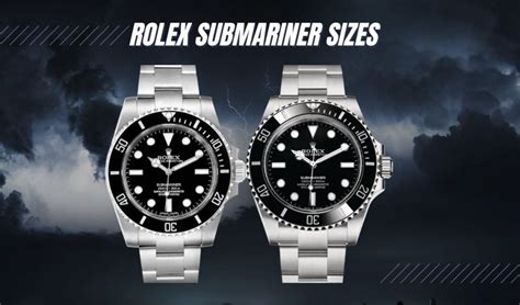 what size is the rolex submariner|Rolex Submariner size mm.